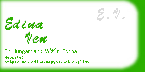edina ven business card
